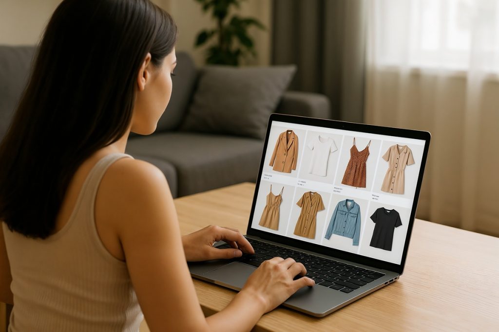 Your audience shopping online.