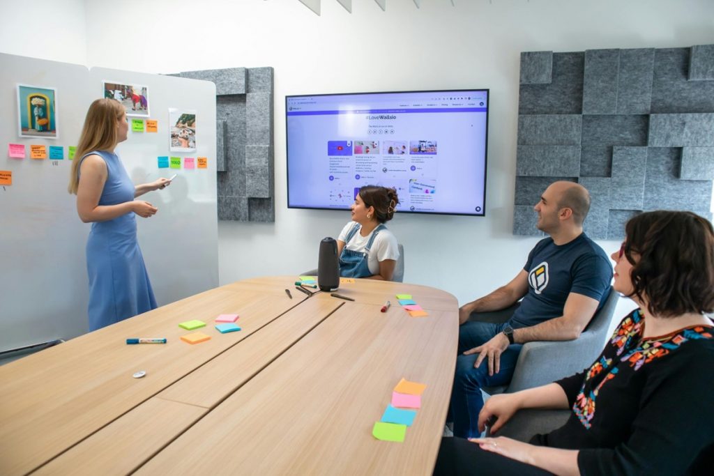 Team reviewing project details for using case studies for professional services